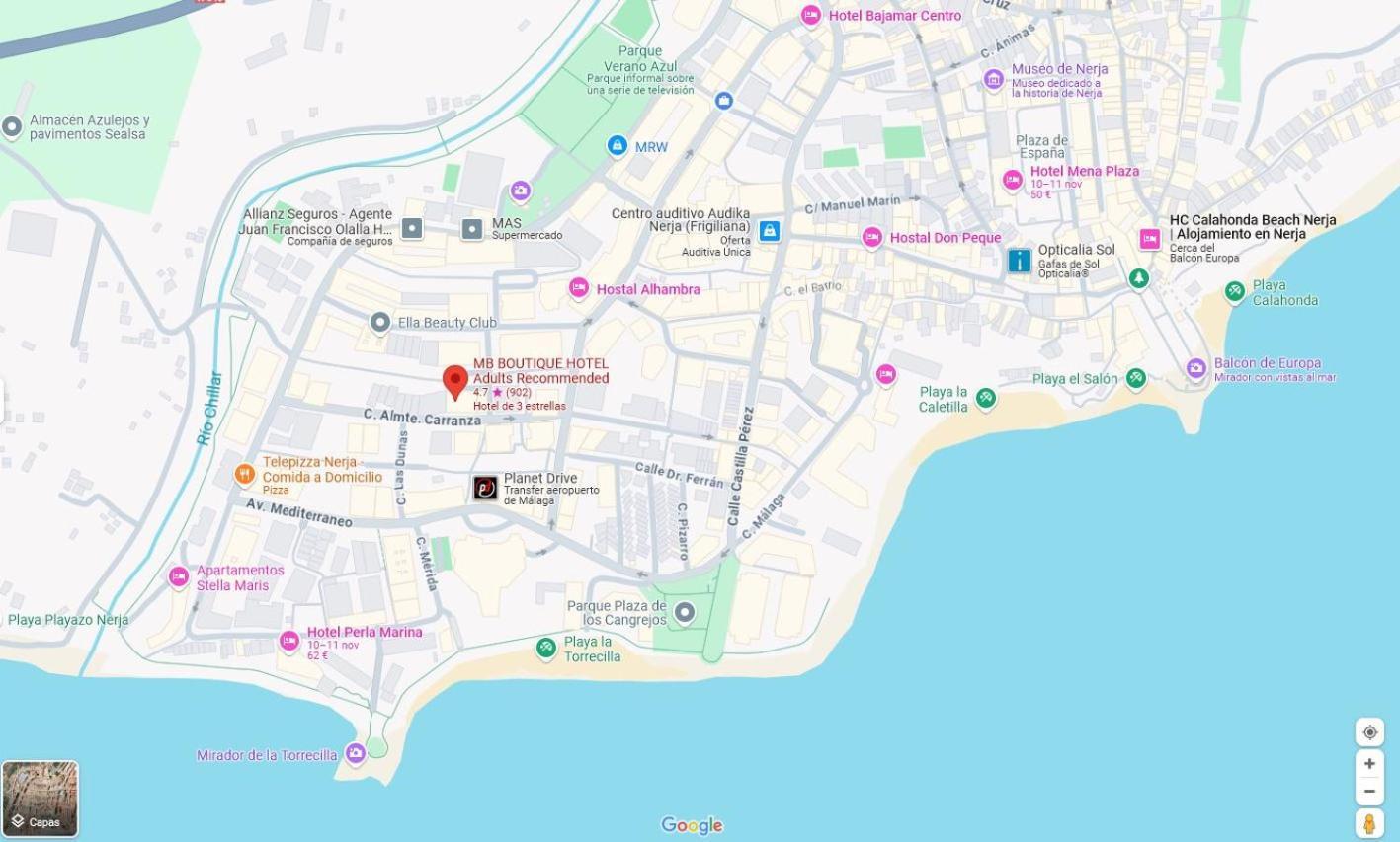 Fuentes A2 Bajo A Menyber Apartman Nerja Kültér fotó